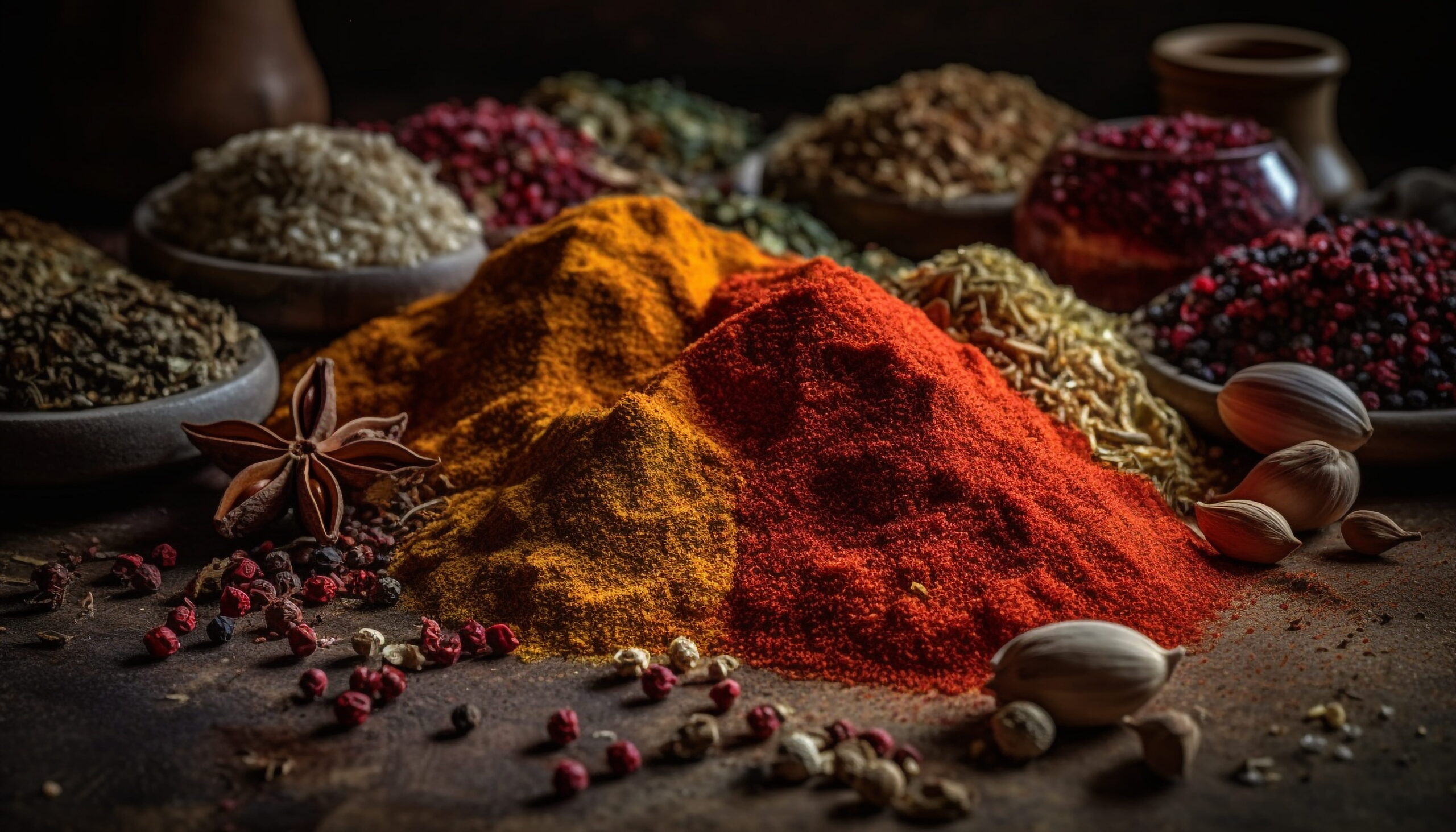 aromatic spice collection adds flavor cooking generated by ai (1)